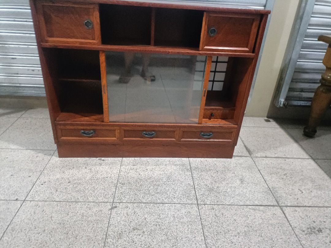 Traditional Japanese lateral display cabinet japan surplus, Furniture ...