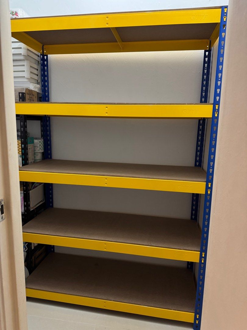 TTF Boltless Rack 5 Level Rack Besi Serbaguna Office Warehouse Storage ...
