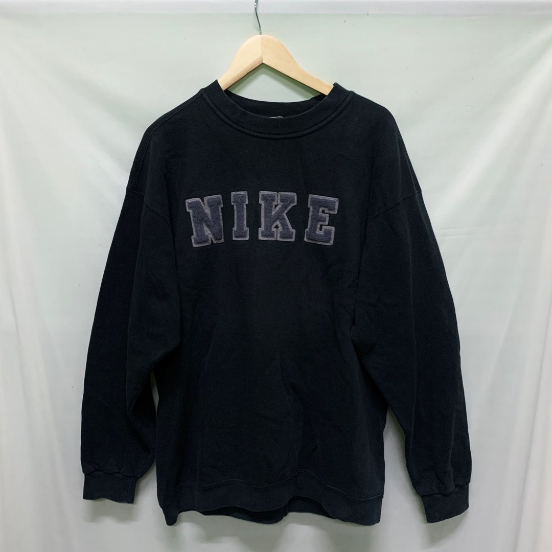 Vintage Nike Spell Out Sweatshirt Made In USA / SVG OPT Victory Spring ...
