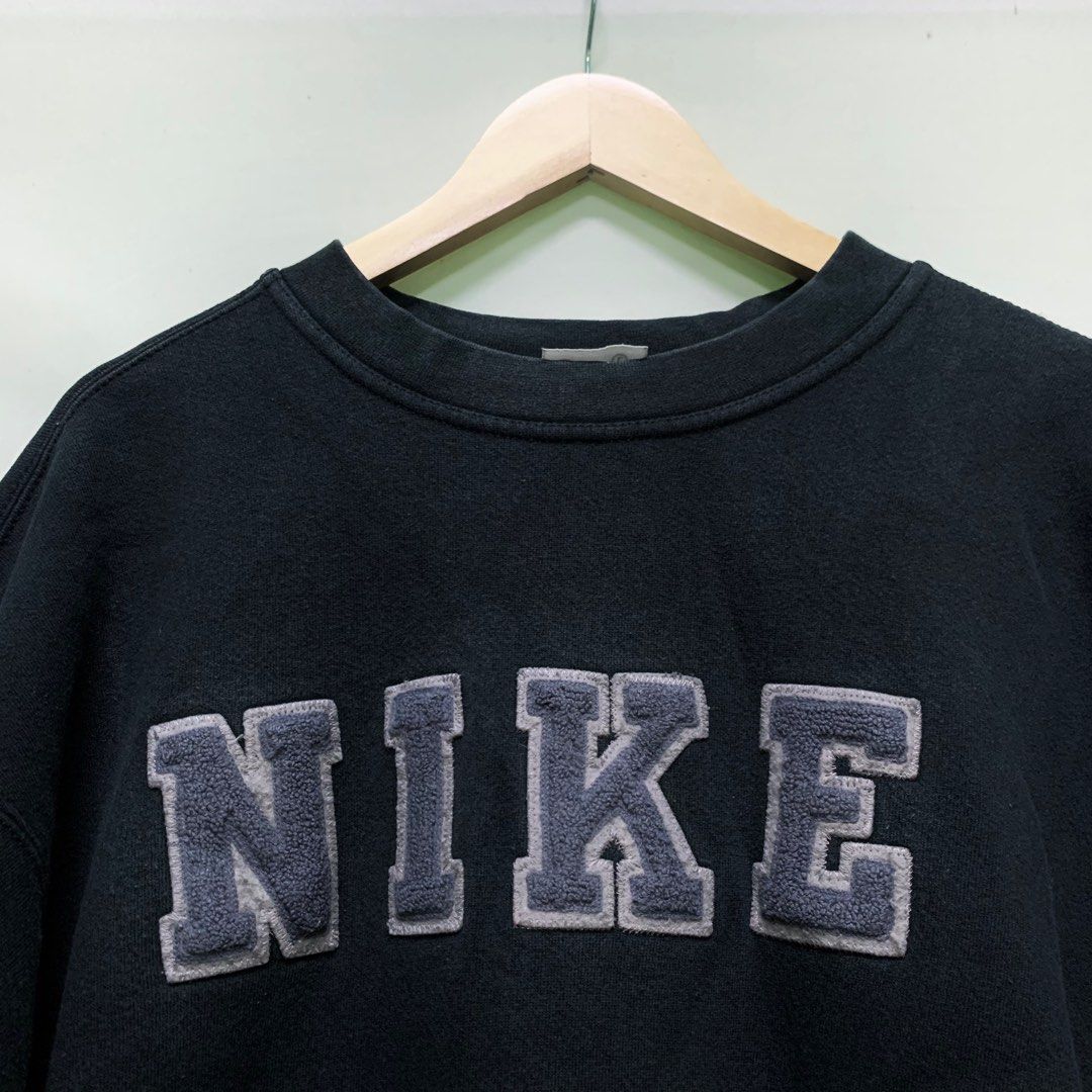 Vintage Nike Spell Out Sweatshirt Made In USA / SVG OPT Victory Spring ...