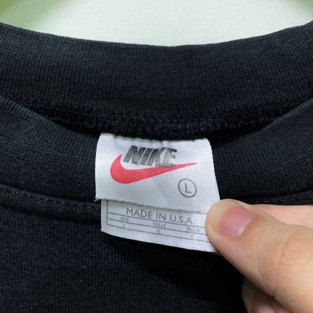 Vintage Nike Spell Out Sweatshirt Made In USA / SVG OPT Victory Spring ...