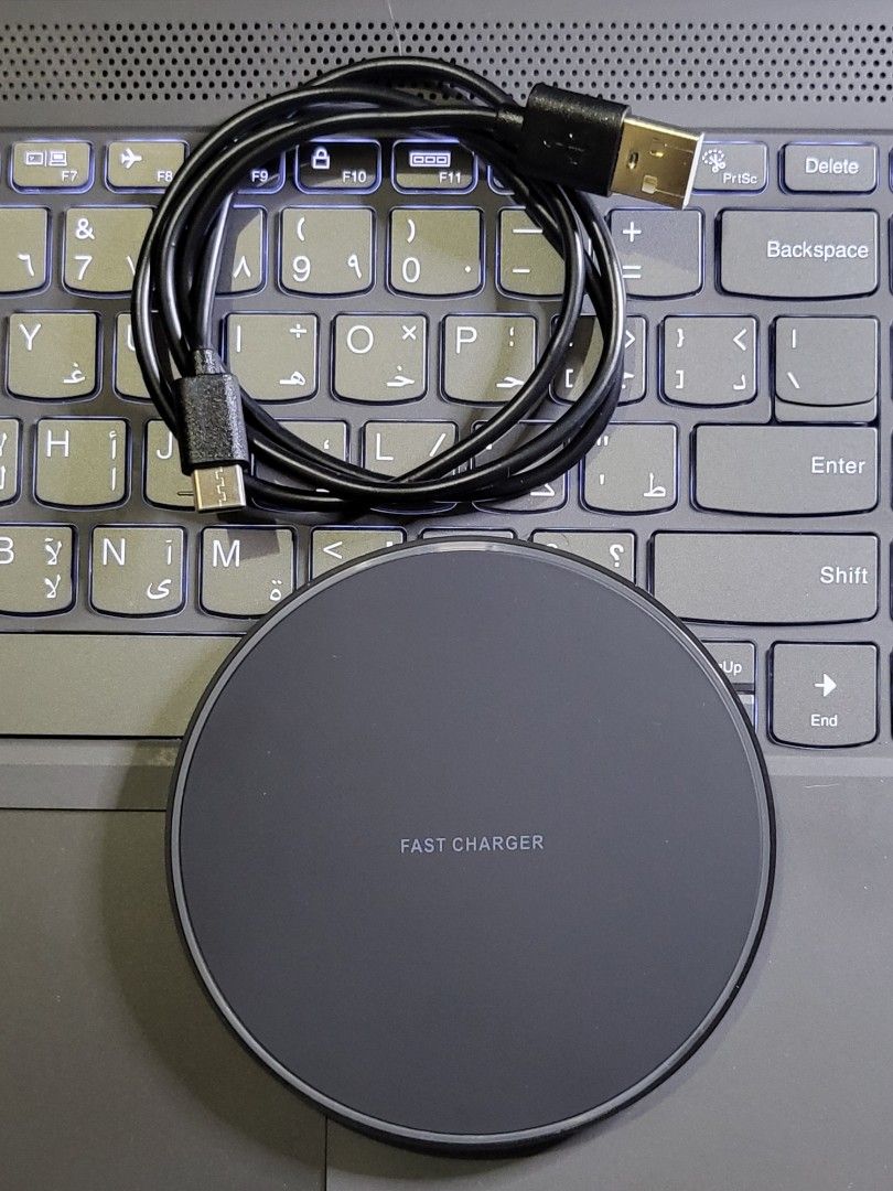 Wireless charger fast Charging (Category: Chargers) located in Quezon City. Submitted by tikz_816 (Listing ID 1359757327, Image 3). Description: unused/ new no box fast wireless charger for iphone/ android 1m type c cable wireless charging pad tested on: iphone 11, 12, 13 note 20 ultra z flip 3, flip4 samsung buds 2 note 10+ s20 ultra s21 ultra s10 plus buy with confidence over 150+ positvie feedback/reviews meet up: qc and nearby areas balintawa