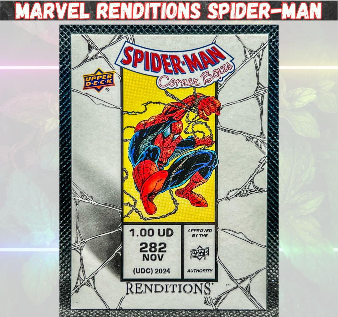 2024 Upper Deck Marvel Renditions Spider-Man: Corner Box - Peter Parker ...