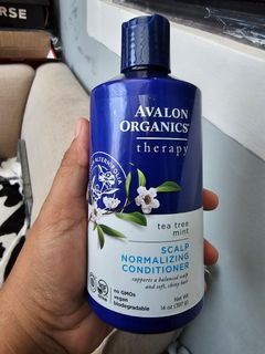 Avalon organics therapy tea tree mint conditioner 397g
