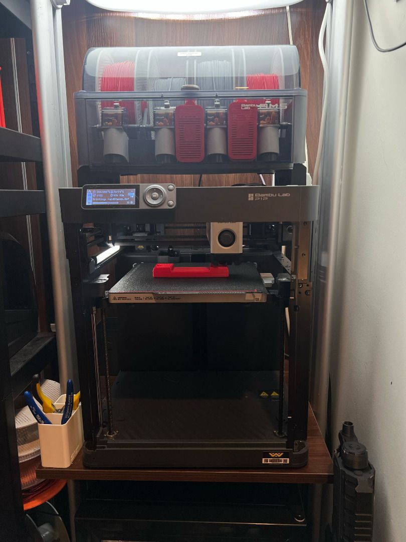 Bambu Lab P1P 3D Printer with AMS, full P1S Upgrade kit (still in boxes ...