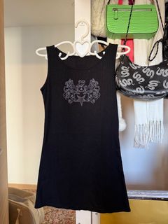 黑色紫色水鑽迷你連身裙 嘻皮y2k64224722045313110