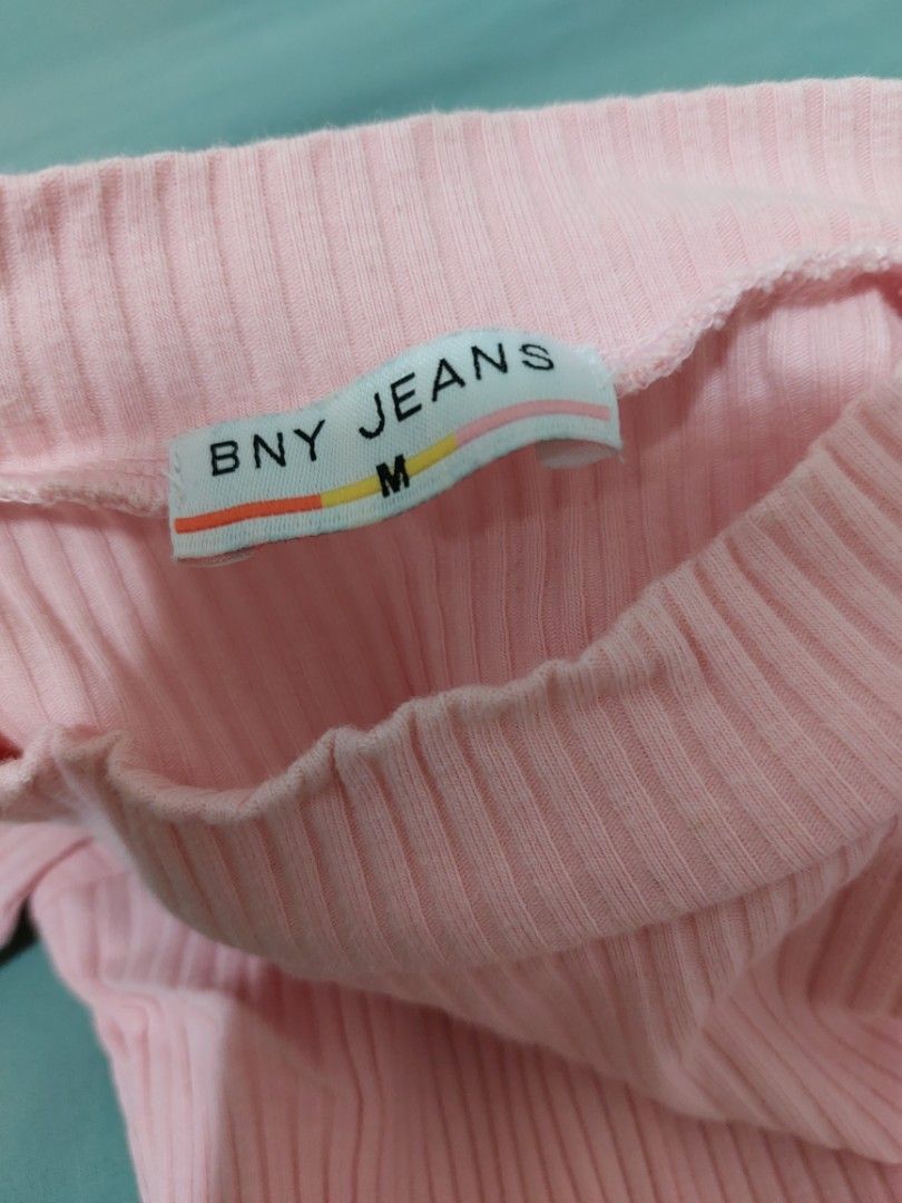 BNY Jeans Pink Ribbed Shirt (Category: Blouses) located in Quezon City. Submitted by chrisjoy8 (Listing ID 1359900449, Image 3). Description: ✨️ BNY Jeans Pink Ribbed Shirt ✨️ Size: Medium Buyer shoulders shipping fee. Meetups okay too..