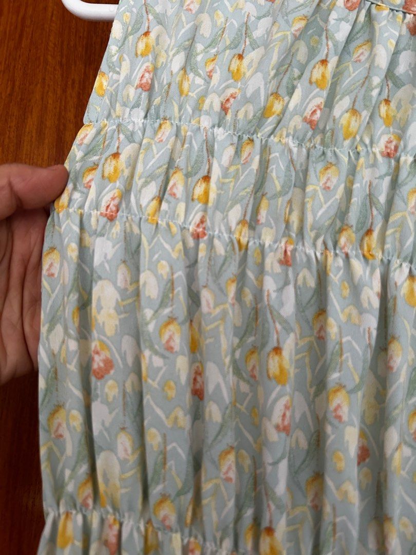 Brand New with tag Dress (Category: Dresses) located in Quezon City. Submitted by anneh13 (Listing ID 1359896994, Image 3). Description: Brand new with tags Purchased in HK Free size (can fit S-L) Body is stretchy with some garter Length is maxi Perfect condition Rfs: declutttering Ships from Libis QC.
