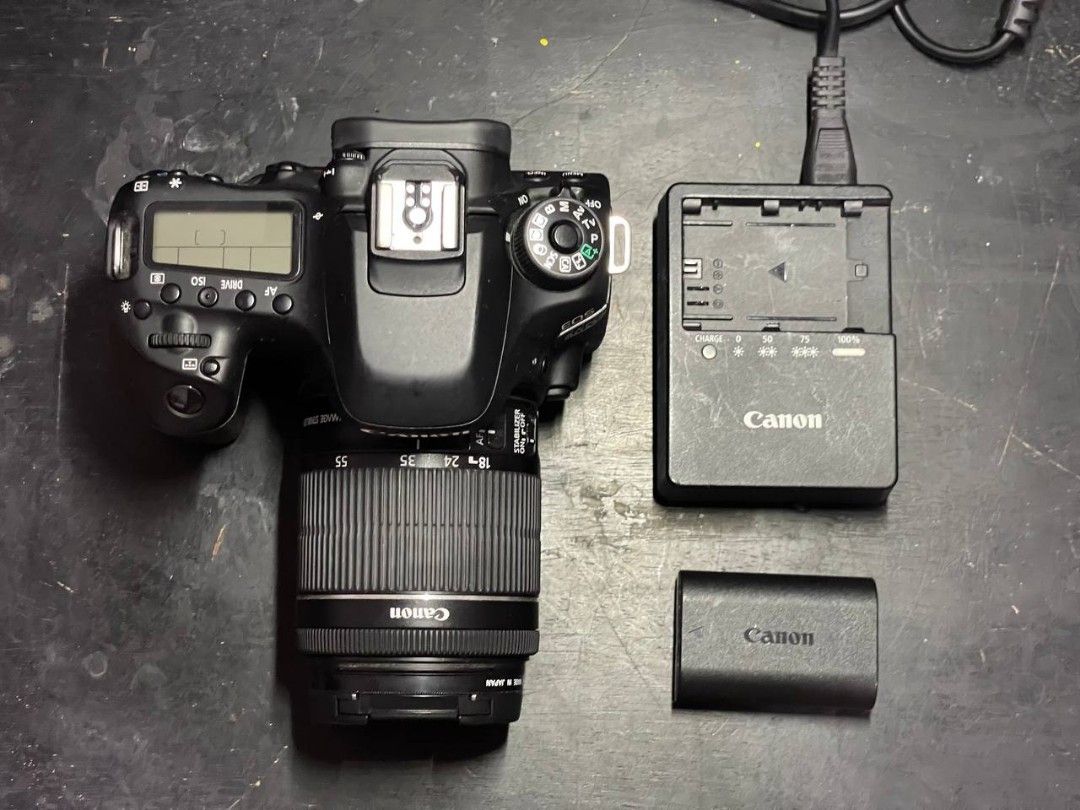 Canon 80D DSLR Camera (Category: Cameras) located in Paranaque City. Submitted by bluegreen689 (Listing ID 1359910738, Image 1). Description: Canon 80D DSLR Camera Price: 35,000 - Kit lens EF-S 18-55mm - Original battery - Original charger - Camera bag - shoulder mount rig - No strap & sd card -with lens protector Meet up: Festival Alabang & Light Residence Boni Mandaluyong condition: 8/10. no issues/scratches. can provide more pictures for sure 