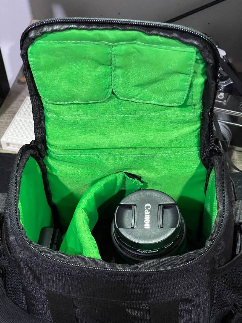 Canon 80D DSLR Camera (Category: Cameras) located in Paranaque City. Submitted by bluegreen689 (Listing ID 1359910738, Image 3). Description: Canon 80D DSLR Camera Price: 35,000 - Kit lens EF-S 18-55mm - Original battery - Original charger - Camera bag - shoulder mount rig - No strap & sd card -with lens protector Meet up: Festival Alabang & Light Residence Boni Mandaluyong condition: 8/10. no issues/scratches. can provide more pictures for sure 