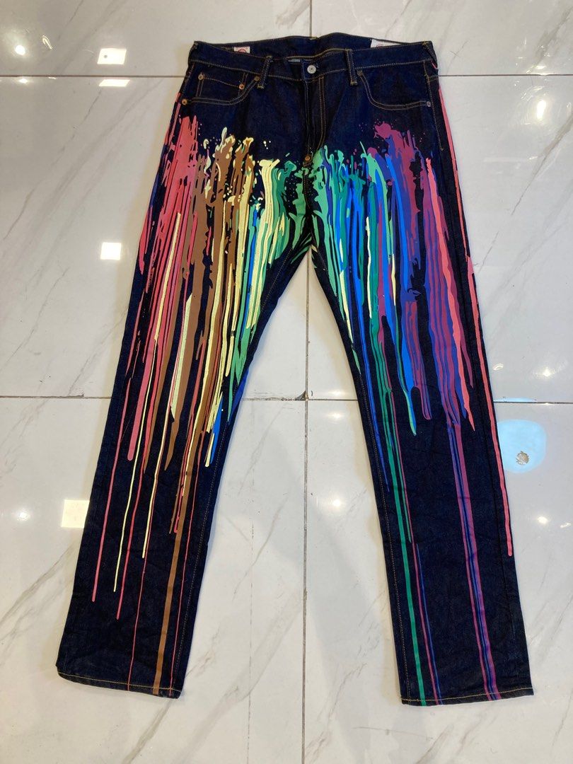 Evisu Daicock paint 36 (Category: Jeans) located in Quezon City. Submitted by janisu0303 (Listing ID 1359924661, Image 2). Description: Evisu Daicock Paint Size 36 6500 php fixed Good condition Fairview nova area meetups Or shipping 09151957363 Evisu Seagull D artisan Rmc Levis Selvedge.