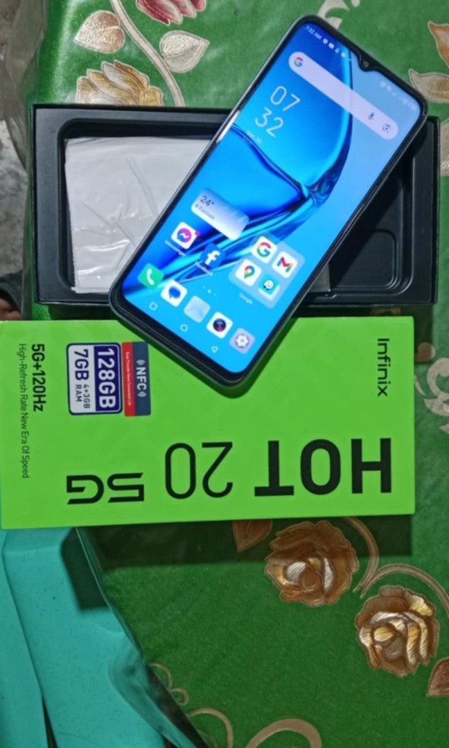 Infinix hot 20 5G (Category: Android Others) located in Quezon City. Submitted by uchiha11 (Listing ID 1359883473, Image 2). Description: All good po ginamit lng for review ng phone no issue ok nman siya and complete po siya message me if interested thank you Ps. Pinapasuyo lng ng Friend ko thanks.