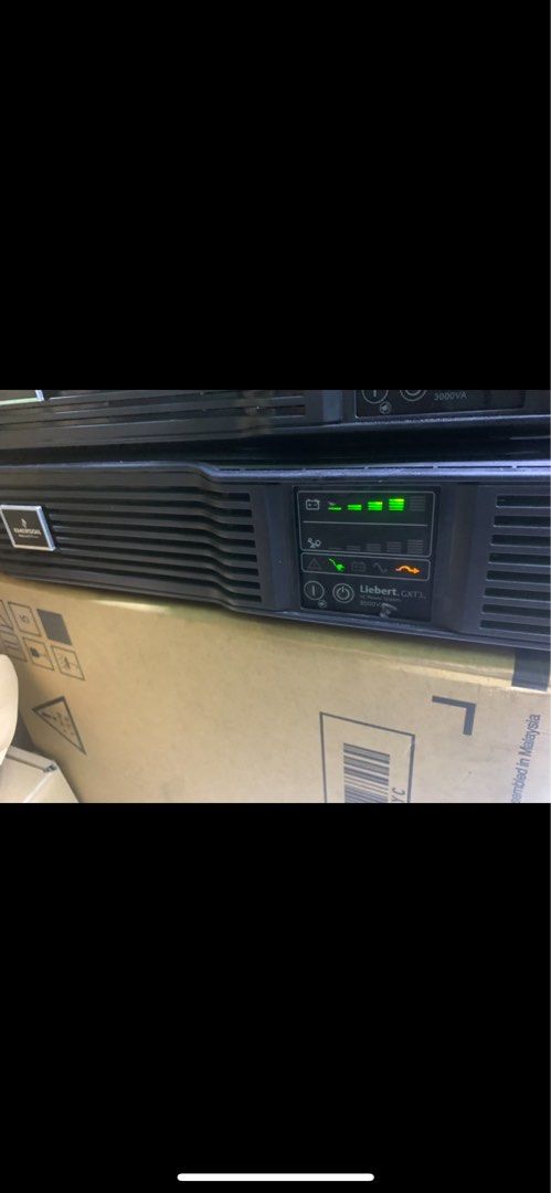 Liebert GXT4 3kva ups (Category: Office & Business Technology) located in Makati City. Submitted by myapplegates (Listing ID 1359186067, Image 3). Description: Liebert GXT4 3kva ups Good Batt / Replaced 8 Units availables.
