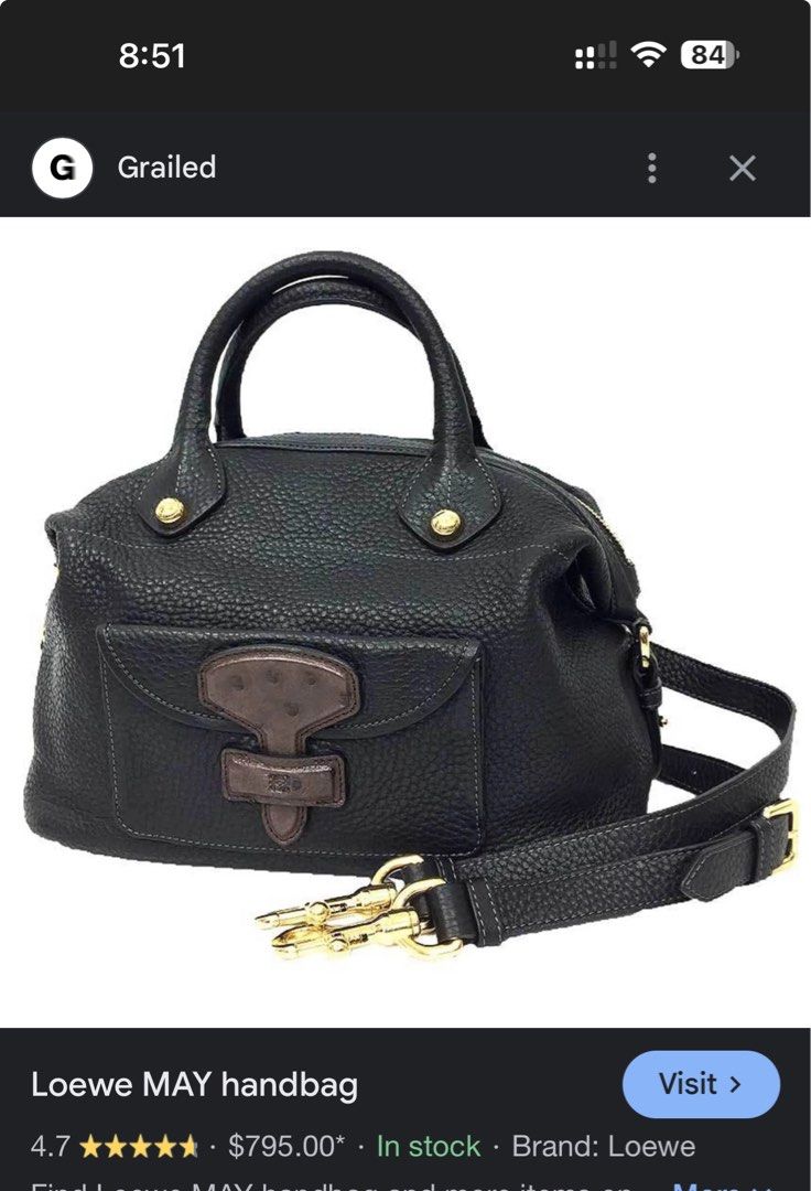 Loewe travel bag coded (Category: Luxury Bags & Wallets) located in Cavite. Submitted by jingvillegas (Listing ID 1359973329, Image 2). Description: In good condition.