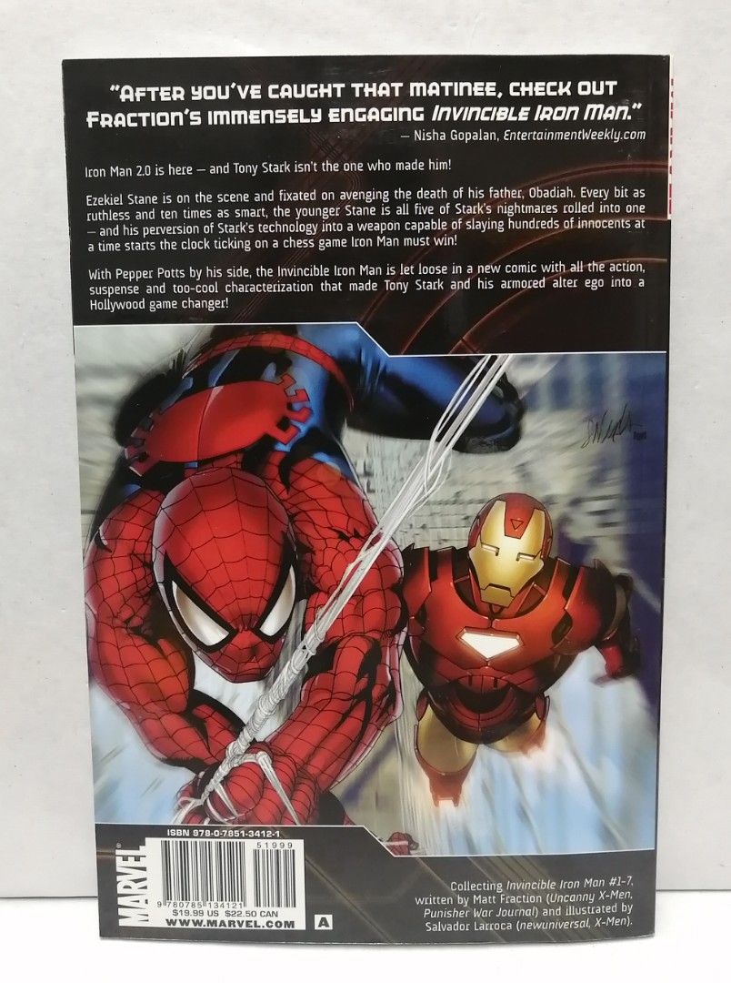 Marvel Comics The Invincible Ironman : The Five Nightmares Vol 1 (Category: Comics & Manga) located in Binan City. Submitted by elf.0000 (Listing ID 1359880462, Image 2). Description: Marvel Comics The Invincible Ironman : The Five Nightmares Vol 1 Imported from Canada 🇨🇦 Please manage your expectations as the item is preloved Pages are in good condition Book cover condition is not recommended for mint collectors Please see attached photos Book