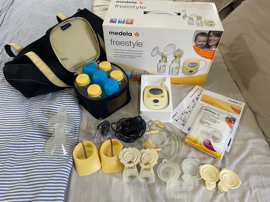 Medela Freestyle Double Electric Breast Pump (Category: Breastfeeding & Bottle Feeding) located in Pasig City. Submitted by ctg222 (Listing ID 1359903089, Image 2). Description: Medela Freestyle Double Electric Breast Pump Full set Bought at The parenting emporium used for a year then stored only Mop gcash or bpi Open to meet up Kapitolyo area .
