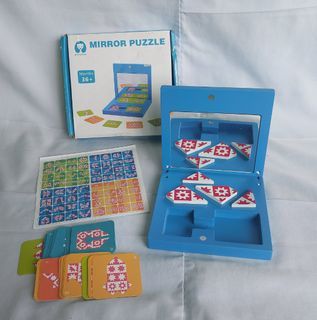 Montessori Mirror Puzzle Memory Game