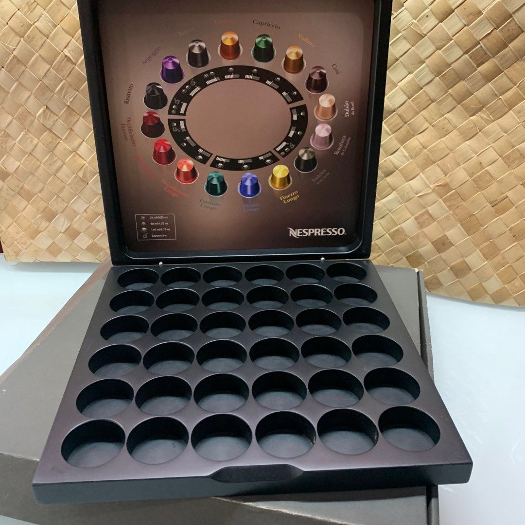 Nespresso Pod Box (Category: Coffee & Tea Tableware) located in Manila. Submitted by thebookclubz (Listing ID 1359972745, Image 1). Description: .