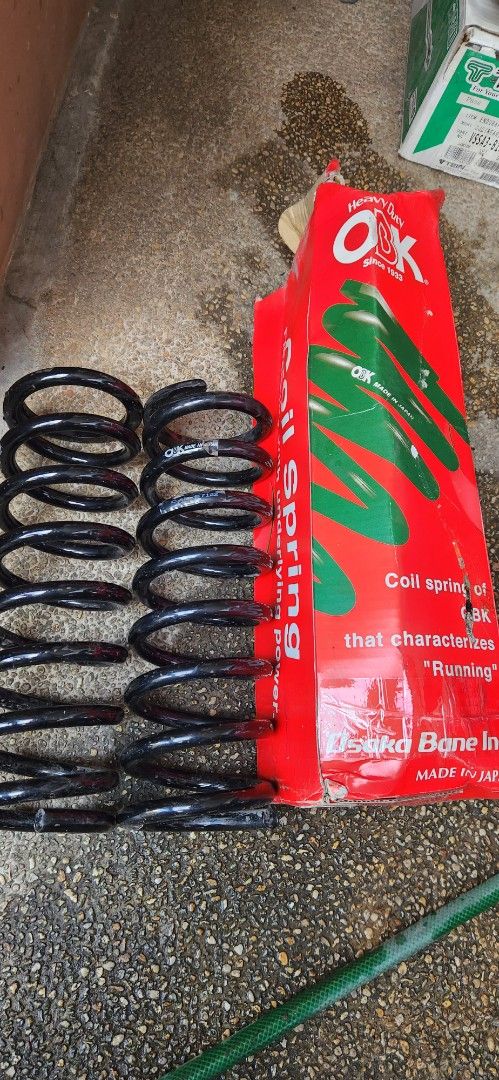OBK coil spring (rear) for subaru forester (Category: Suspension Parts and Accessories) located in Pasig City. Submitted by mjt2014 (Listing ID 1359847324, Image 1). Description: obk coil spring rear for subaru forester 2018 for non self leveling shock absorber more stiff than stock coil made in japan heavy duty.