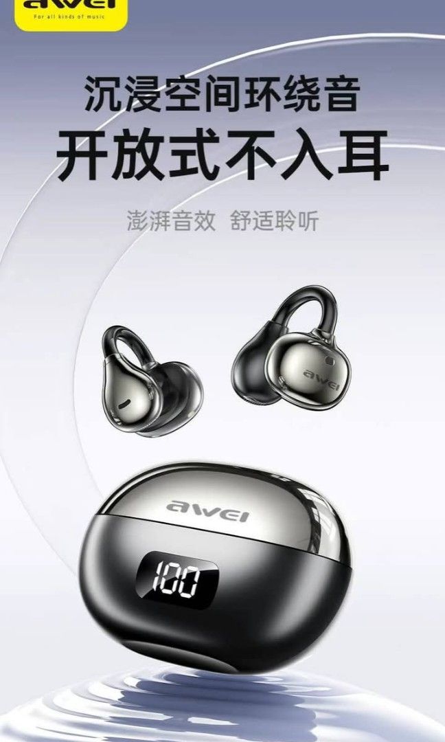 ORIGINAL AWEI TZ50 wireless earphones (Category: Headphones & Headsets) located in Manila. Submitted by iliasjen (Listing ID 1359850245, Image 1). Description: .