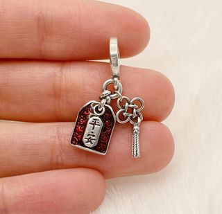 Pandora Lucky Amulet Double Dangle Charm