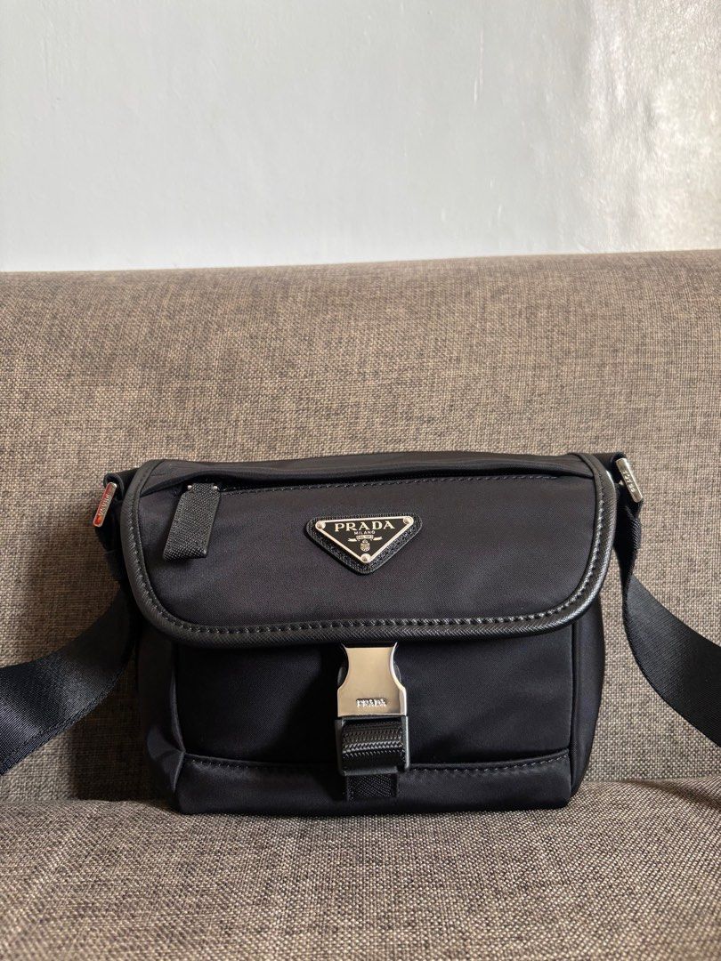 PRADA NYLON SLING BAG (Category: Luxury Bags & Wallets) located in San Fernando. Submitted by Bagstatic_luxuries (Listing ID 1359872304, Image 2). Description: New sourced prada bag!!! 🤩🤩🤩 With original dustbag Japan sourced 🇯🇵 .