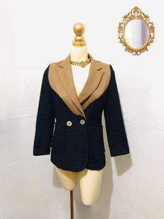 Rare Brown Black Premium Blazer Coat
