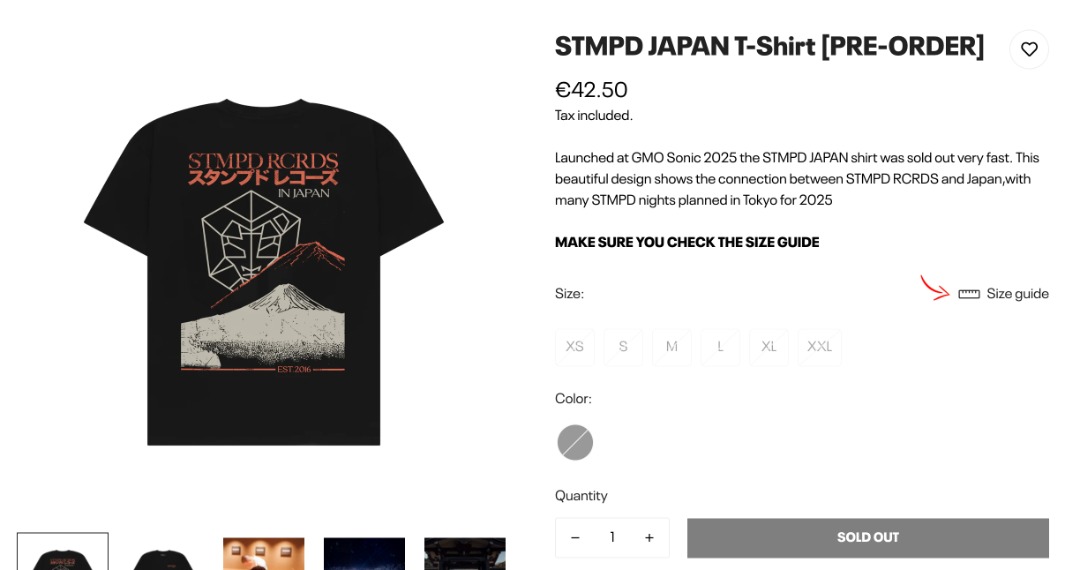 BNIS* Martin Garrix Shop STMPD JAPAN T-Shirt (XS), Toys