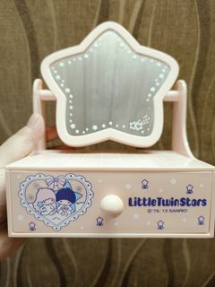 rare vintage Sanrio Little Twin Stars Mirror Organizer