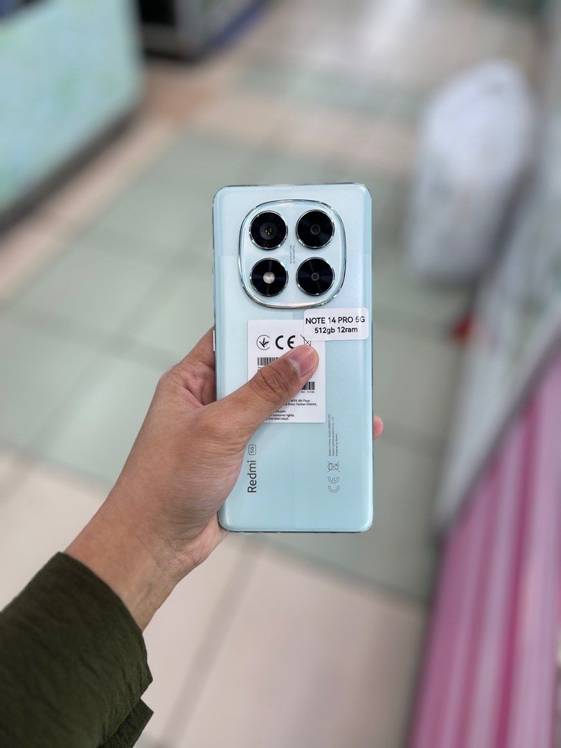 Redmi Note 14 Pro 5G 12/512gb Openline Global No Issue (Category: Android Others) located in San Juan City. Submitted by aynaagadgets (Listing ID 1359978770, Image 1). Description: FOR SALE | TRADE / SWAP PASS SA MGA SCAMMERS / THIRD PARTY (RFS: Buy and Sell) REDMI NOTE 14 PRO 5G 12/512GB OPENLINE ⬇️DETAILS⬇️ •12/512 GB (Other storage is also available) •Openline (Other Variant is still available but price may vary) •Green (Other color is also av