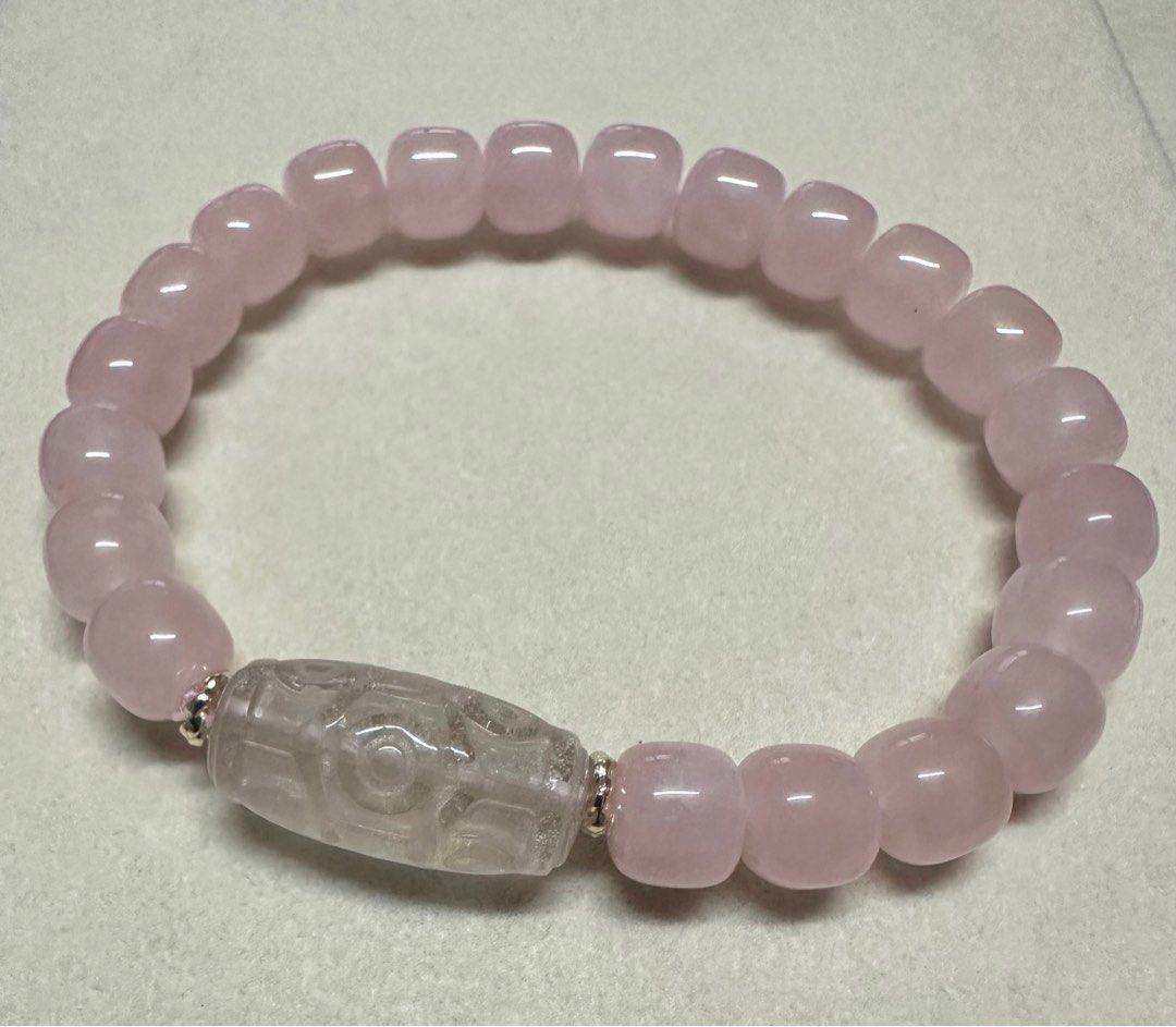 Rose Quartz Crystal Bracelets (Category: Bracelets) located in Mandaluyong City. Submitted by vanic (Listing ID 1359938662, Image 1). Description: Rose Quartz Crystal Bracelets 📍Drum Shape RQ 10mm w/ Pink Fluorite Dzi Eye Barrel Price: 750php Wrist Size: 19cm 📍Drum Shape RQ 9mm w/ Sakura RQ Charm Price: 680php Wrist Size: 18cm 📍Barrel Shape RQ Price: 600php Wrist Size: 16cm (adjustable string).