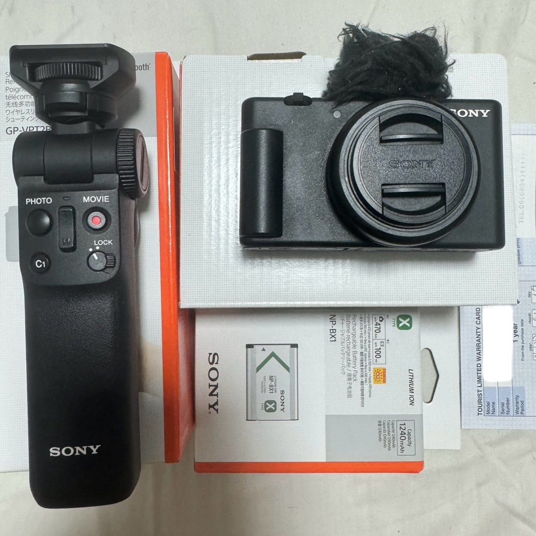 Sony Vlogging Camera ZV-1F (Category: Cameras) located in Manila. Submitted by ruicervitillo (Listing ID 1359907453, Image 3). Description: Inclusions: • Sony Vlogging Digital Camera (ZV-1F) • Sony Shooting Grip w/ Wireless Remote Commander (GP-VPT2BT) • Sony Rechargeable Battery (NP-BX1) - No issue & dents, all buttons working - Barely used, good as new - Bought in japan nov ‘23 - Comes with receipt, boxes and manuals - Sold as complete set - Pe