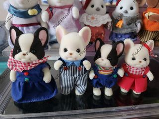 Sylvanian families French bulldog family
