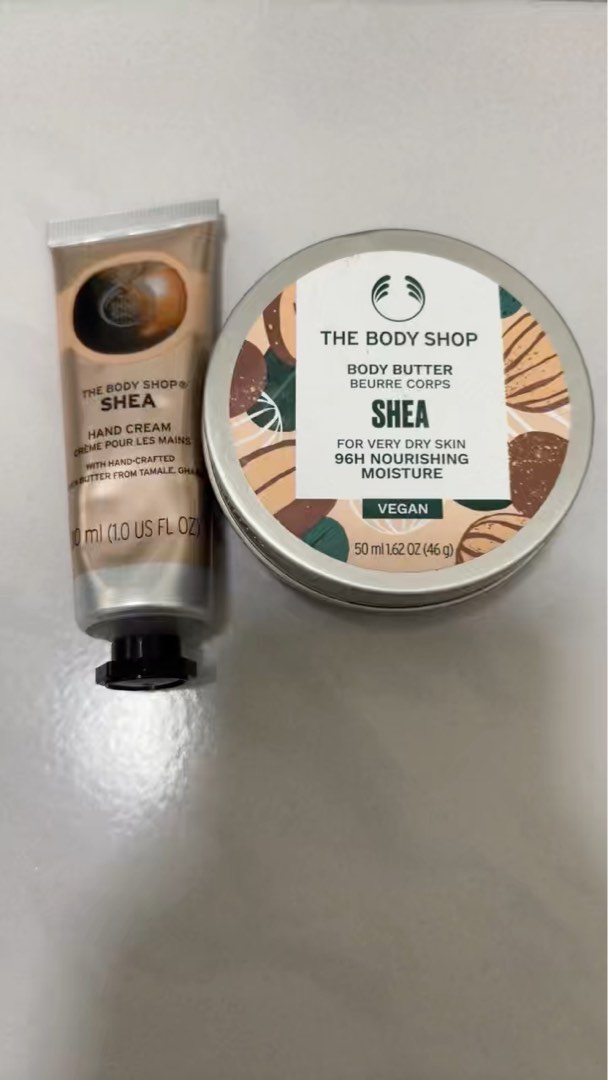 The Body Shop Shea Handcreme – 2er Pack Mit Je 30ml, Pflegend & Duftend
