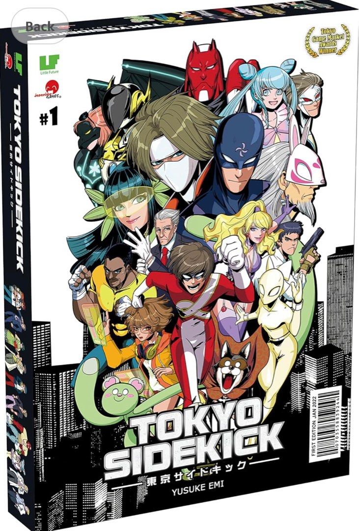 Tokyo Sidekick - Be a Hero and Save Tokyo! (Category: Board Games & Puzzles) located in Mandaluyong City. Submitted by jpetrulli (Listing ID 1359849227, Image 1). Description: Played only once! I love this game so much I got 2 copies! Step into the immersive world of Tokyo Sidekick, where you’ll control your own hero and sidekick team to defend the city from nefarious villains! This stunning cooperative game has such a big and beautiful table pre