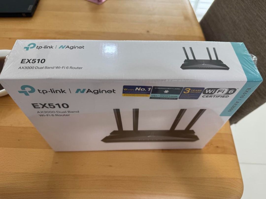 TP-Link Wifi Router EX510 AX3000 Dual Band Wi-Fi 6 Router, Computers ...