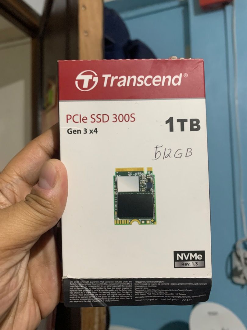 Transcend PCIe SSD 300s 500gb (Category: Hard Disks & Thumbdrives) located in Quezon City. Submitted by ricston1125 (Listing ID 1359887384, Image 1). Description: Brandnew: SSD Nvme 500gb 22x30 compact hard disk good for upgrading of computer or laptop storage/disk Feel free to text me for more info: 09760802234 Rfs: Need funds.