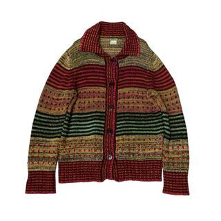 Vintage United Colors Of Benetton Mosaic Knitted Sweater
