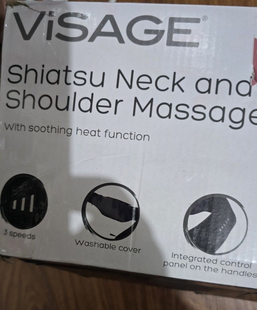 Visage neck and back massager (Category: Massage Devices) located in Quezon City. Submitted by shoerack14 (Listing ID 1360019954, Image 2). Description: Visage neck and back massager.