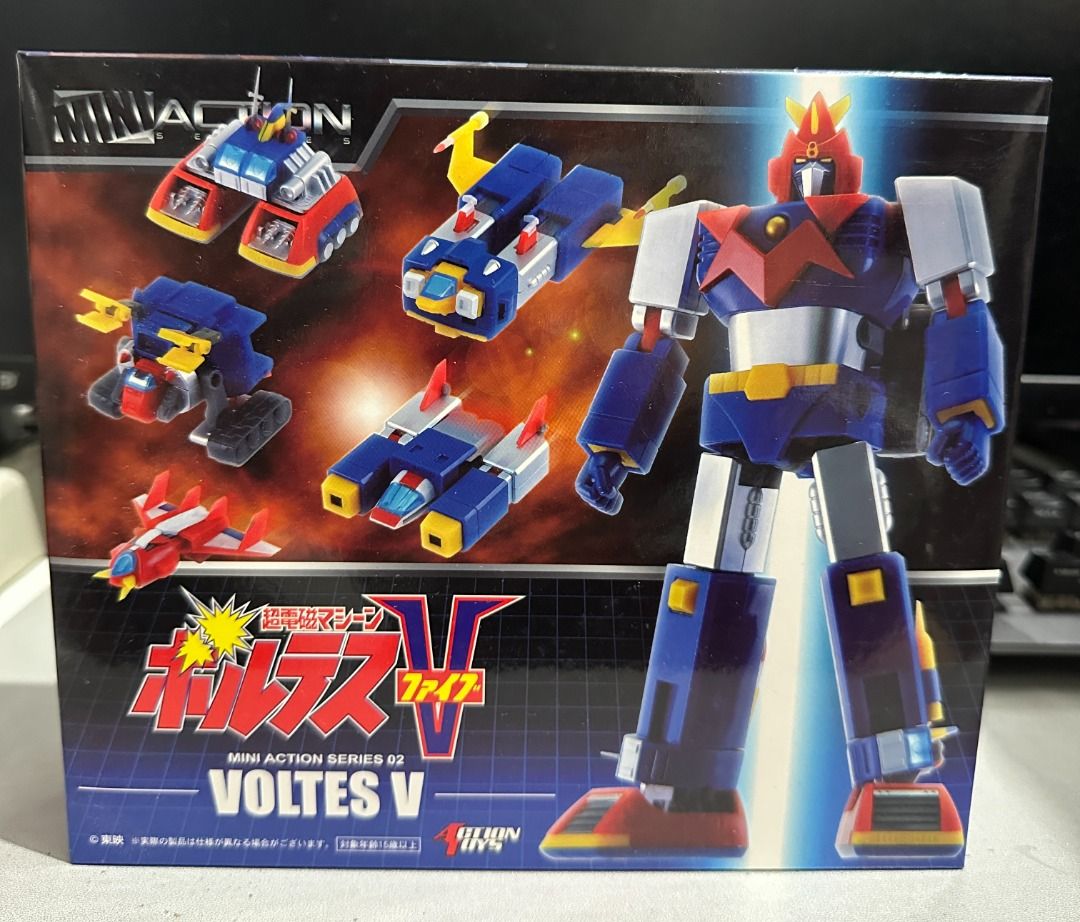 Voltes 5 Mini Action (Set of 2) (Category: Figurines & Statues) located in Quezon City. Submitted by playboxcollection (Listing ID 1359870347, Image 2). Description: 📌 Brand New 📌 Box Condition: 9/10 (please see attached photos) 📌 Fixed Price ⛔ Attention to our beloved customers and followers this is for your awareness. We don’t have other online shops. Transaction beyond this account is not related/connected to us. For any inquiries kindly me