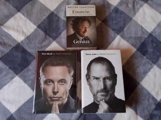 Walter Isaacson books - Elon musk - Albert Einstein - Steve Jobs