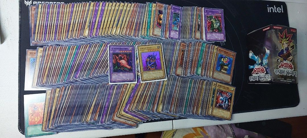 YuGiOh Korean MRD collection (Category: Raw Singles) located in Balanga. Submitted by coolballoon (Listing ID 1359906322, Image 1). Description: Take all MRD cards w/ 2 super rares. Di ko na nabilang sa dami. Marami rin rares sa loob. Di po kasama box Add nalang po kayo para sa shipping GCash LBC JNT.
