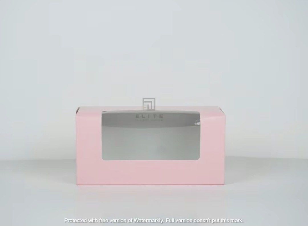 40 PCS PINK PASTRY BOX (Category: Bakeware) located in Marikina City. Submitted by trisha.amelie_01 (Listing ID 1360159707, Image 1). Description: Size 7.375x3.5x2.75 (w x l x h) 40PCS Pre-formed box with acetate RFS: Overpurchase .