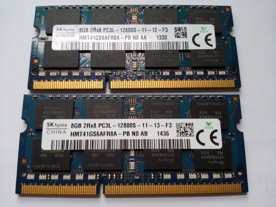 Mémoire RAM Crucial 8GB DDR3L SODIMM - Neuf Ouvert Jamais Utilisé