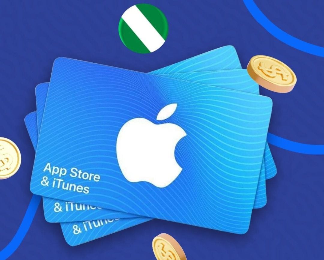 尼日利亞蘋果禮品卡iTunes/apple store商店卡, 電子遊戲, 遊戲機配件, 遊戲禮物卡及帳戶- Carousell