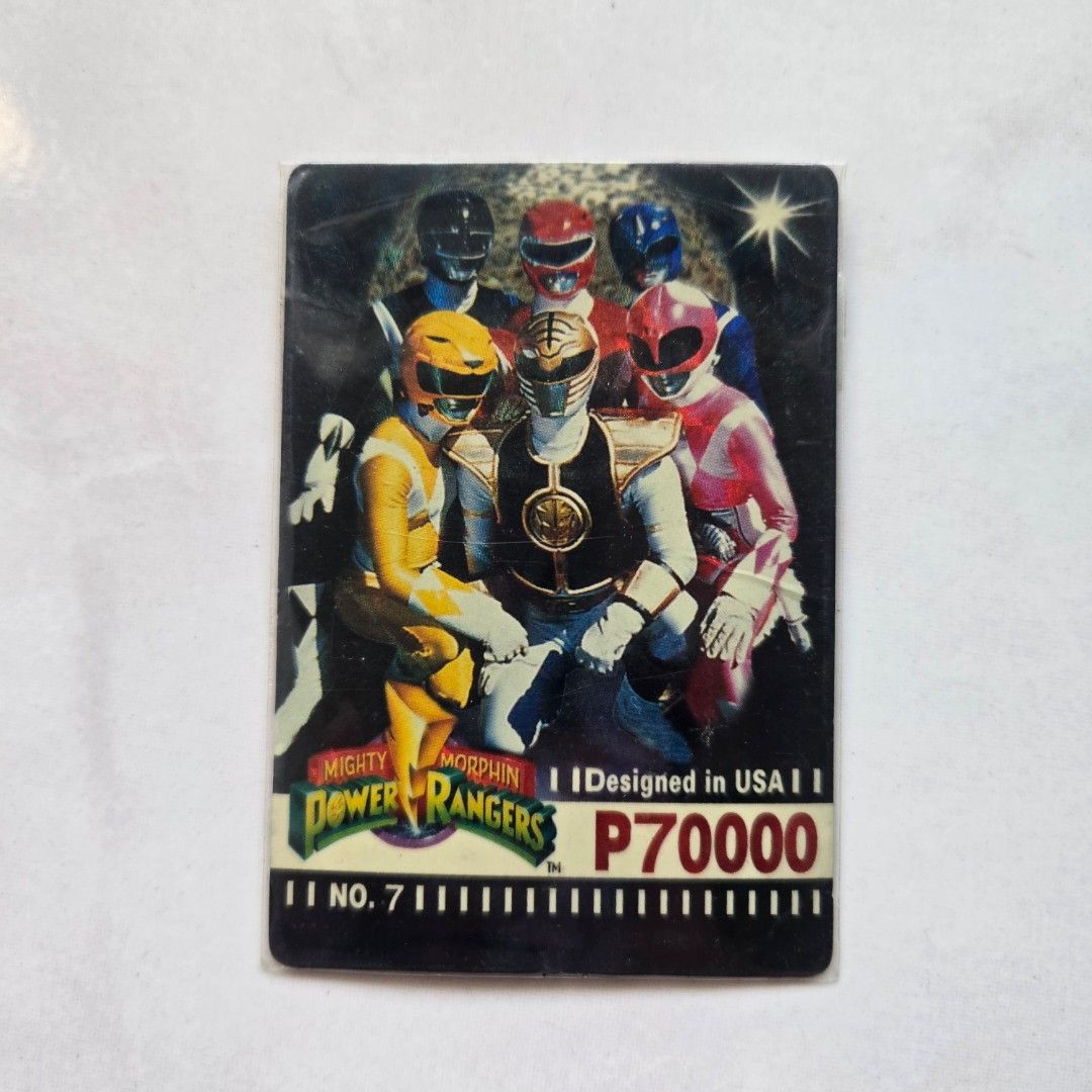 金剛戰士 老卡 power ranger card#馬年市集, 書籍、休閒與玩具, 玩具、公仔、桌遊在旋轉拍賣