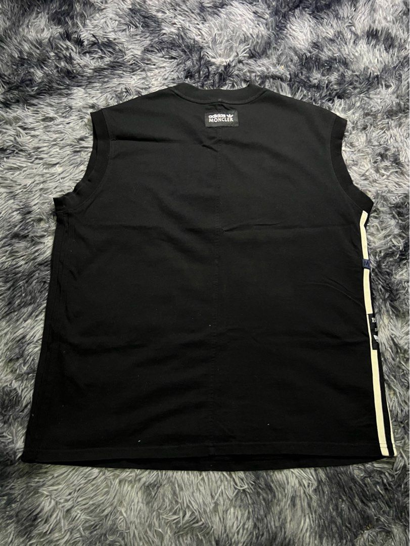 Adidas x Moncler sando (Category: Vests) located in Palauig. Submitted by thrifterthriftingthrifted (Listing ID 1360042878, Image 2). Description: Large to XL.
