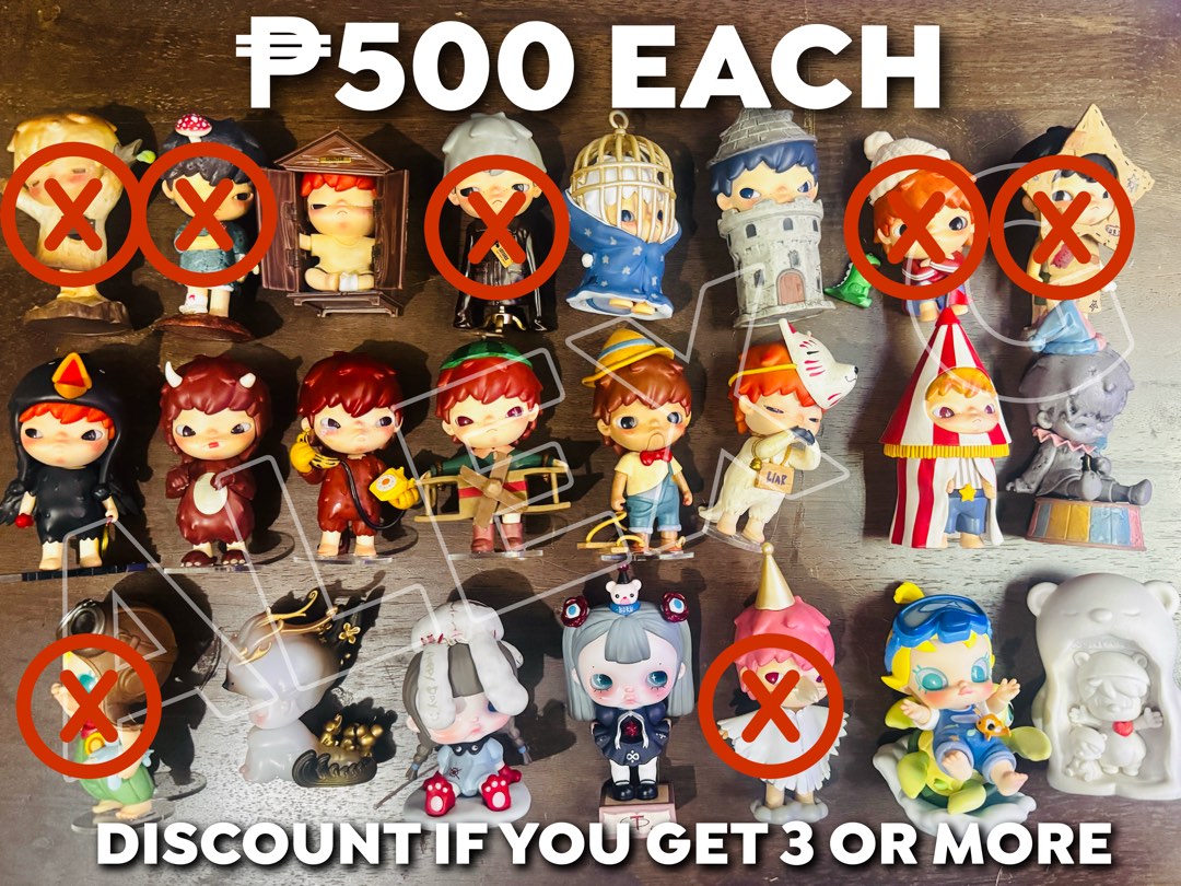 Assorted Hirono, Dimoo, Baby Molly, Tiny Tiny - Popmart, Hobbies & Toys ...