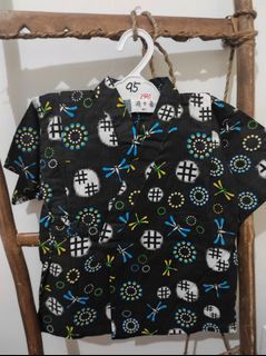 Authentic Japanese yukata set for kids -blue -for event cosplay japan -
