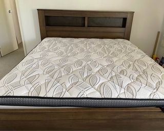 Bedframe and mattress Queen size